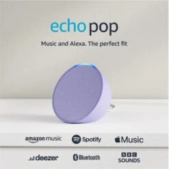 Amazon Echo Pop (1st Gen) Smart Speaker With Alexa(B09zx9np2w Amazon Echo Pop 1st Gen Smart Speaker With Alexa) -Digiland Shop Amazon Echo Pop 1st Gen Smart Speaker with Alexa Amazon 247456031
