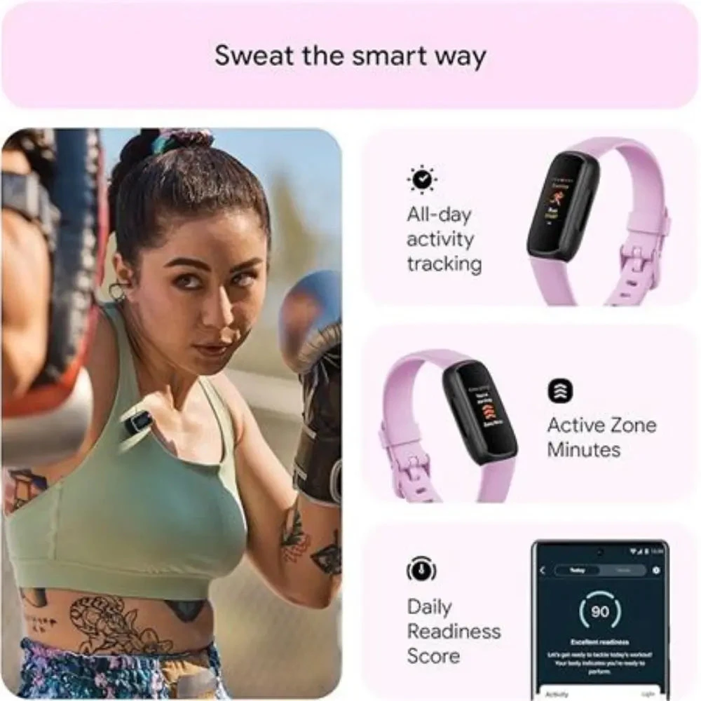 Fitbit Inspire 3(Fb424bklv Lilac Fitbit Inspire 3) 3 Fitbit Inspire 3(Fb424bklv Lilac Fitbit Inspire 3) - Image 3