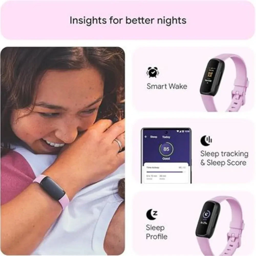 Fitbit Inspire 3(Fb424bklv Lilac Fitbit Inspire 3) 5 Fitbit Inspire 3(Fb424bklv Lilac Fitbit Inspire 3) - Image 5