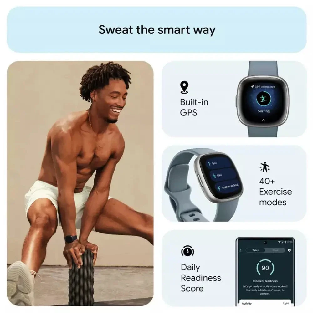 Fitbit Versa 4 Smart Watch(Fb523srag Fitbit Versa 4 Smart Watch) 3 Fitbit Versa 4 Smart Watch(Fb523srag Fitbit Versa 4 Smart Watch) - Image 3