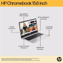 HP 15a-na0007na 15.6in Celeron 4GB 128GB Chromebook(9t9q8ea Hp 15a Na0007na 15 6in Celeron 4gb 128gb Chromebook) -Digiland Shop HP 15a na0007na 15.6in Celeron 4GB 128GB Chromebook HP 266730482