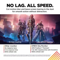 HP OMEN 32q31.5in QHD (2560 X 1440) 165hz, 1ms Response, AMD FreeSync™ Premium, Gaming Monitor(780k0aa Abu Hp Omen 32q Gaming Monitor 31 5in Qhd 2560 X 1440 165hz 1ms Response Amd Freesync™ Premium Adjustable Stand Pc Console Compatible) 10 HP OMEN 32q31.5in QHD (2560 X 1440) 165hz, 1ms Response, AMD FreeSync™ Premium, Gaming Monitor(780k0aa Abu Hp Omen 32q Gaming Monitor 31 5in Qhd 2560 X 1440 165hz 1ms Response Amd Freesync™ Premium Adjustable Stand Pc Console Compatible) -Digiland Shop HP OMEN 32q 31.5in QHD 2560 x 1440 165hz 1ms Response AMD FreeSyncTM Premium Gaming Monitor HP 166888453
