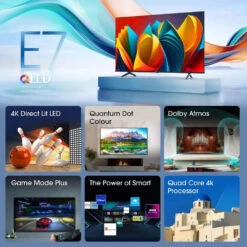 Hisense 50E7NQTUK 50 Inch QLED Freely Smart TV(50e7nqtuk Hisense 50e7nqtuk 50 Inch Qled Freely Smart Tv) -Digiland Shop Hisense 50E7NQTUK 50 Inch QLED Freely Smart TV Hisense 160923674