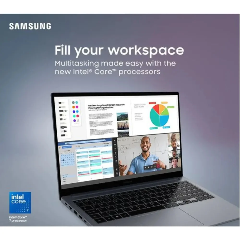 Samsung Galaxy Book4 15.6" Laptop I3 8GB 256GB(Np750xgk Kg4uk Samsung Galaxy Book4 15 6 Laptop I3 8gb 256gb) 4 Samsung Galaxy Book4 15.6" Laptop I3 8GB 256GB(Np750xgk Kg4uk Samsung Galaxy Book4 15 6 Laptop I3 8gb 256gb) - Image 4