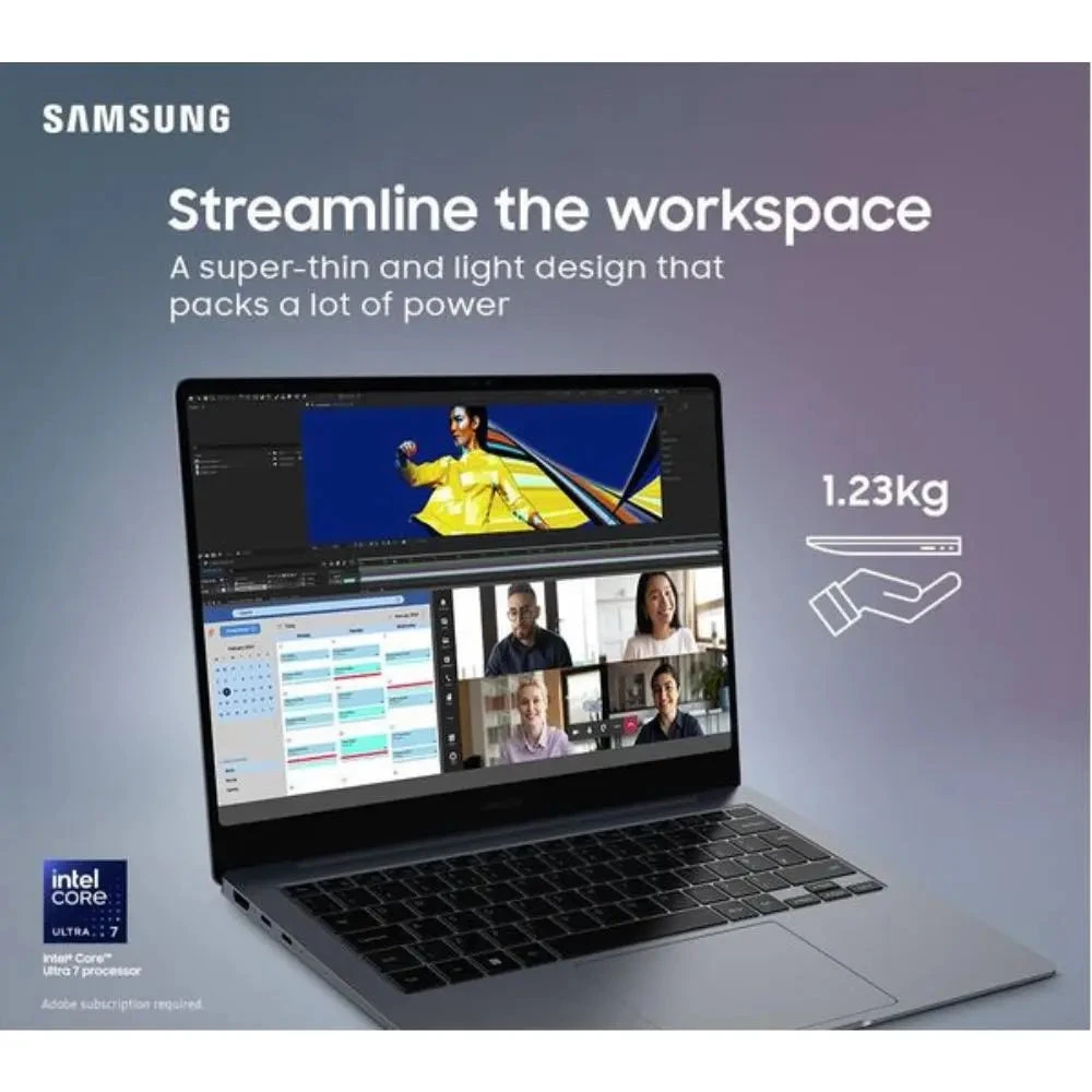 Samsung Galaxy Book4 Pro 14" Laptop - Intel® Core™ Ultra 7, 16GB, 1TB SSD(Np940xgk Kg1se Samsung Galaxy Book4 Pro 14 Laptop Intel® Core™ Ultra 7 1 Tb Ssd) 4 Samsung Galaxy Book4 Pro 14" Laptop - Intel® Core™ Ultra 7, 16GB, 1TB SSD(Np940xgk Kg1se Samsung Galaxy Book4 Pro 14 Laptop Intel® Core™ Ultra 7 1 Tb Ssd) - Image 4