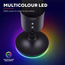 Trust GXT234 Yunix Compact USB RGB LED PC Microphone(25374 Trust Gxt234 Yunix Compact Usb Rgb Led Pc Microphone) -Digiland Shop Trust GXT234 Yunix Compact USB RGB LED PC Microphone Trust 206785676