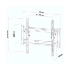 Vivanco BTI 6040 TV Wall Bracket, Tiltable, VESA 400, Max 35kg.(Bti 6040 Tv Wall Bracket Tiltable Vesa 400 Max 35kg) -Digiland Shop Vivanco BTI 6040 TV Wall Bracket tiltable VESA 400 max 35kg. Vivanco 49495371