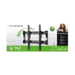 Vivanco BTI 6040 TV Wall Bracket, Tiltable, VESA 400, Max 35kg.(Bti 6040 Tv Wall Bracket Tiltable Vesa 400 Max 35kg) -Digiland Shop Vivanco BTI 6040 TV Wall Bracket tiltable VESA 400 max 35kg. Vivanco 49495630